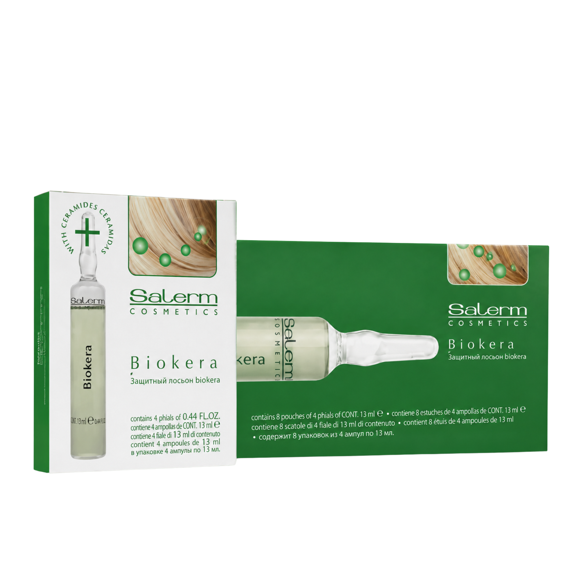 Salerm | Boosters | Ampoules Biokera Protectrices de Porosité
