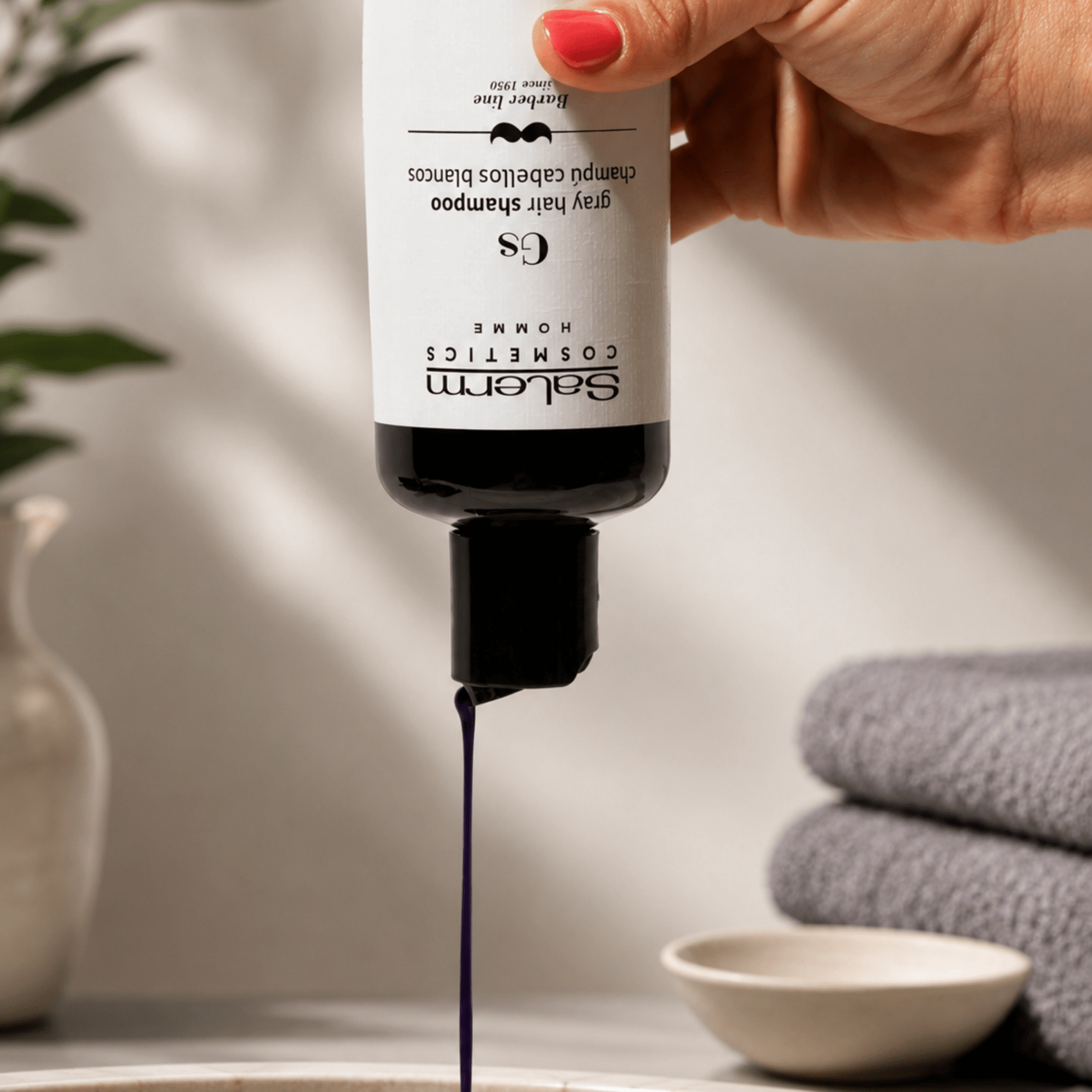 Salerm | Barber Line | Shampoing pour Cheveux Blancs - 53 Karat