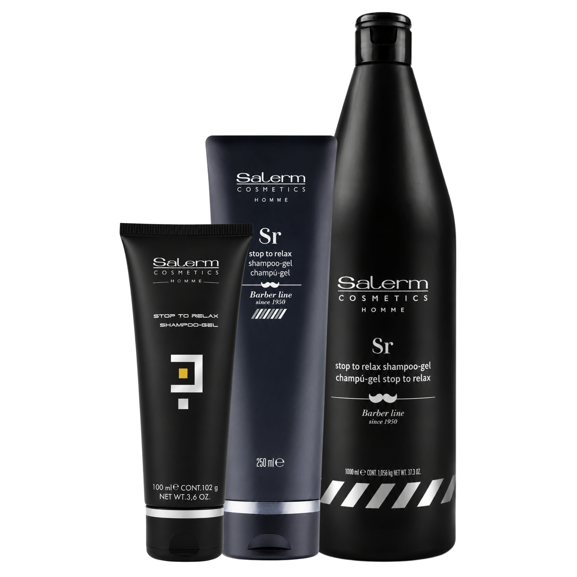 Salerm | Barber Line | Stop To Relax Shampoing et Gel Douche