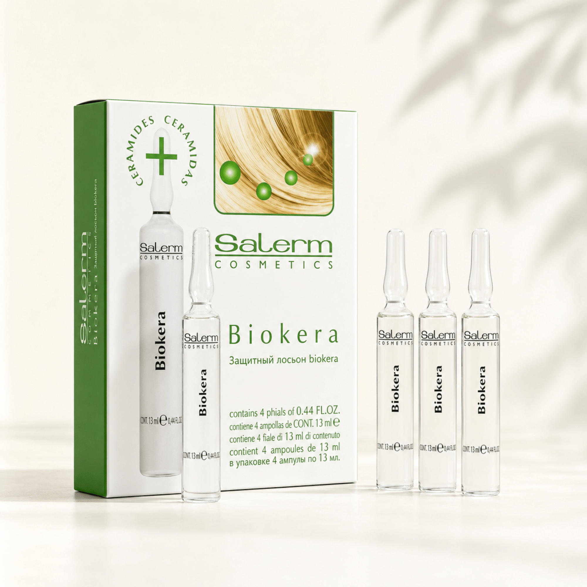 Salerm | Boosters | Ampoules Biokera Protectrices de Porosité - 53 Karat