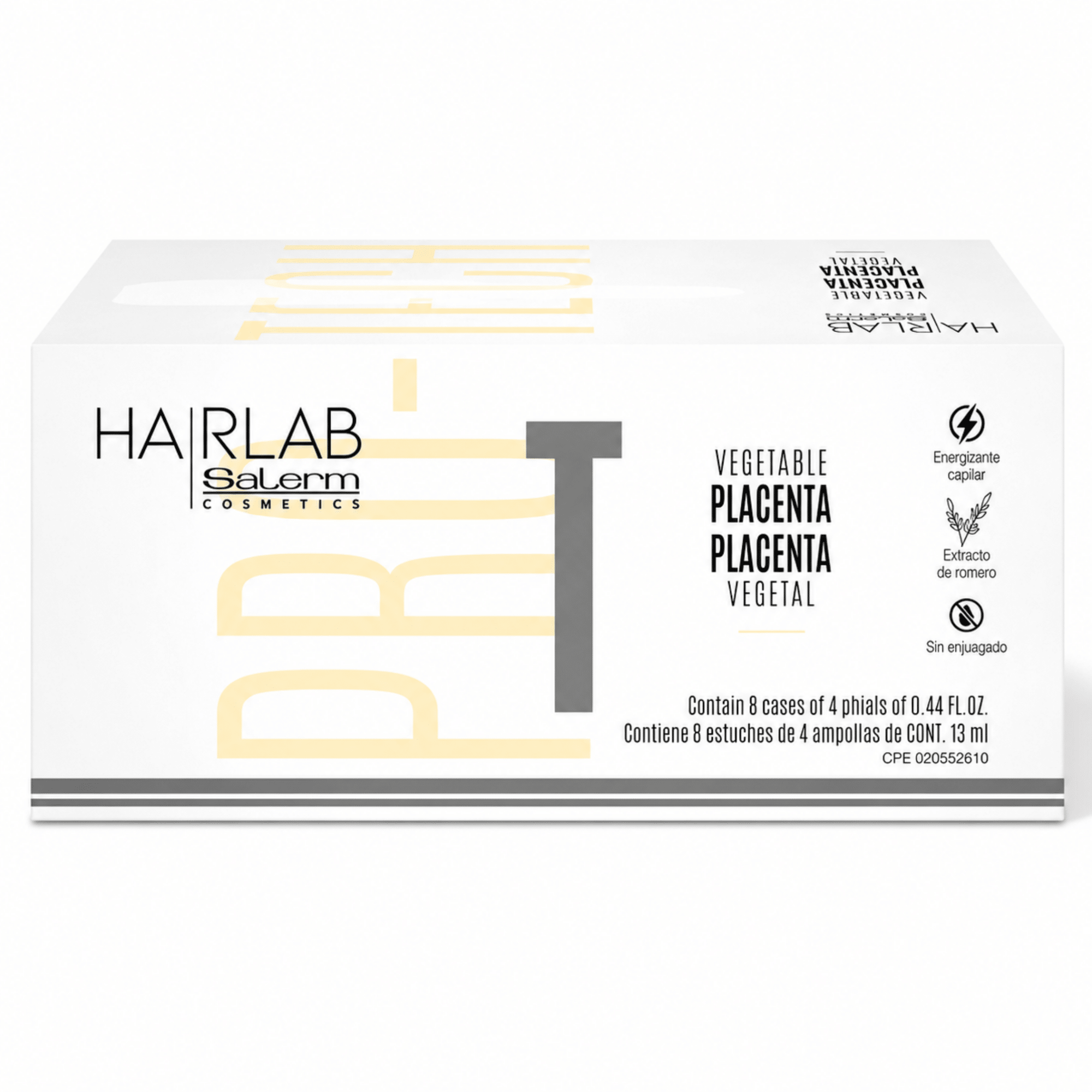 Salerm | Hair Lab | Ampoules Placenta Végétal - 53 Karat
