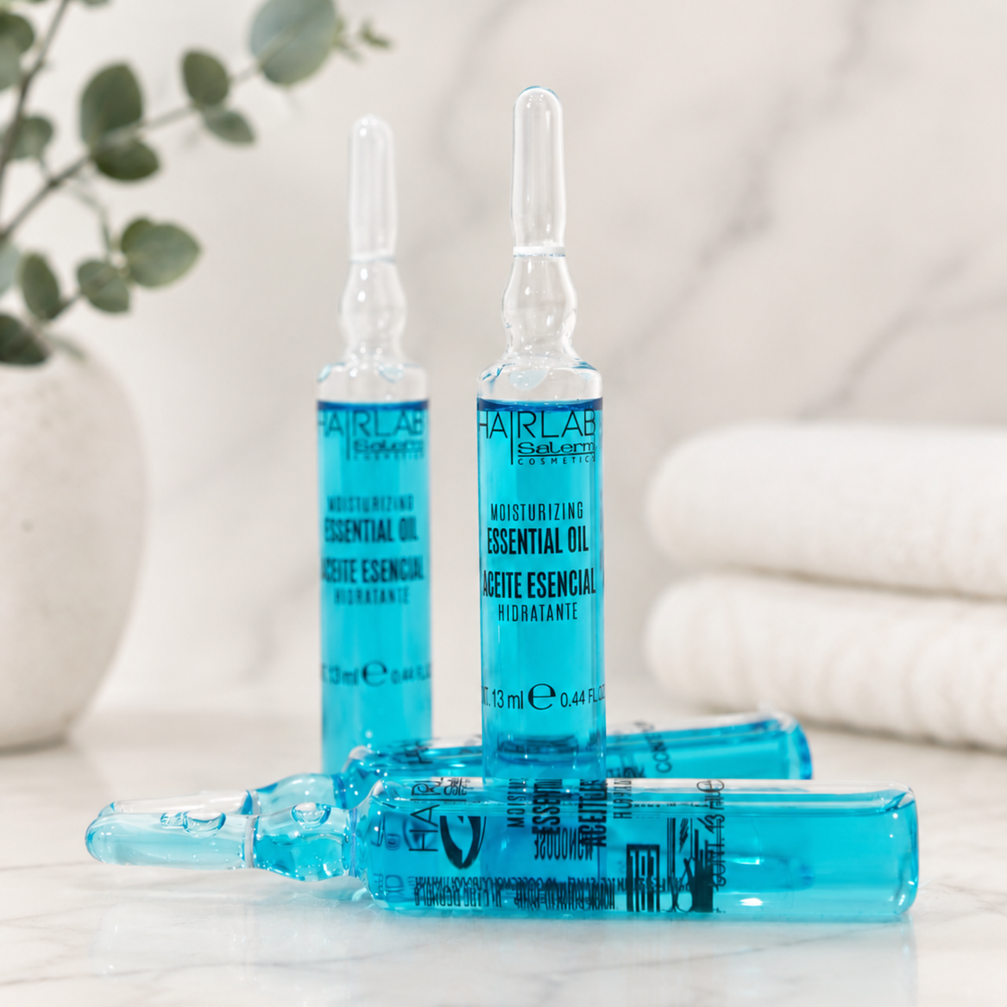 Salerm | Hair Lab | Ampoules Huiles Essentielles Hydratantes