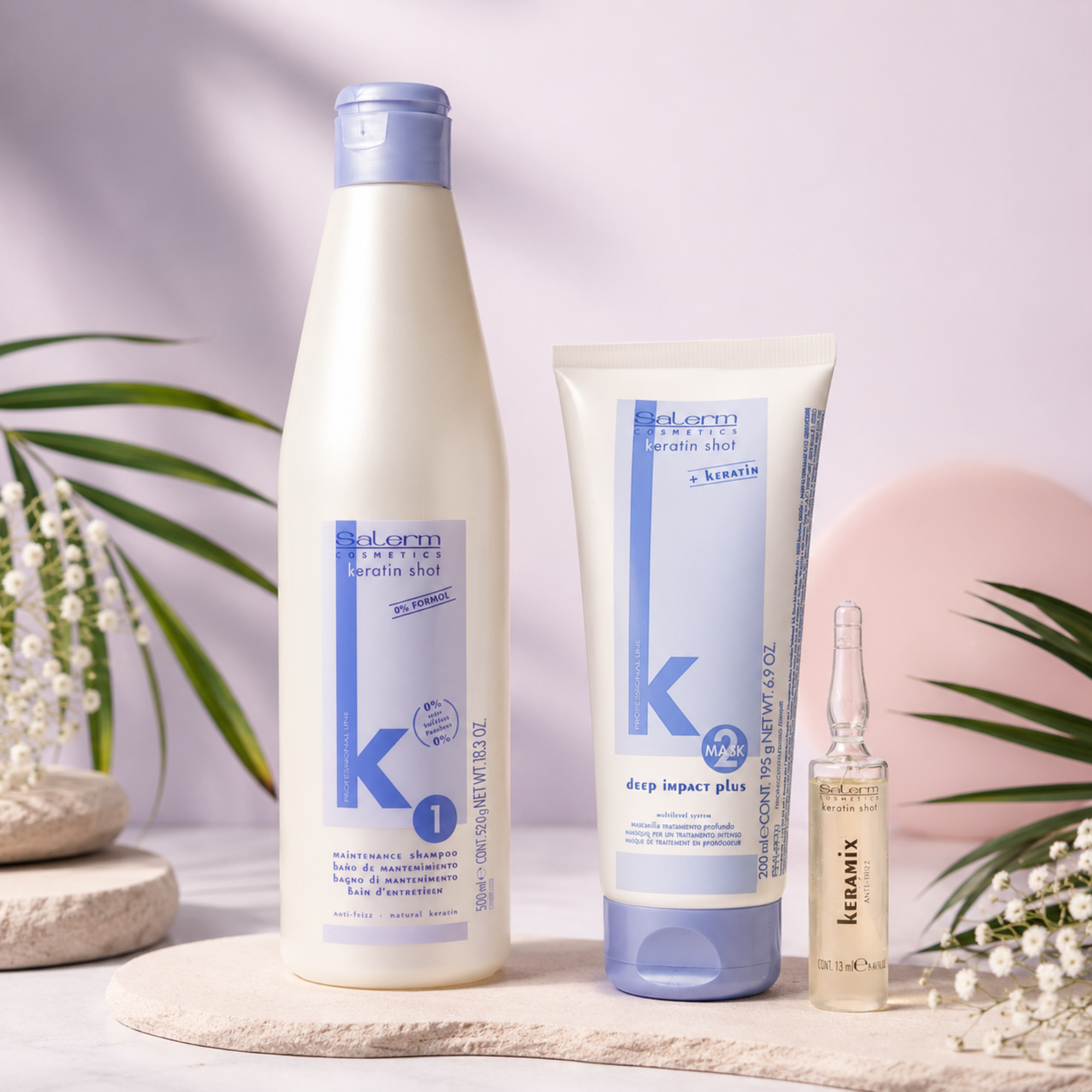 Salerm | Keratin Shot | Shampoing Bain Entretien