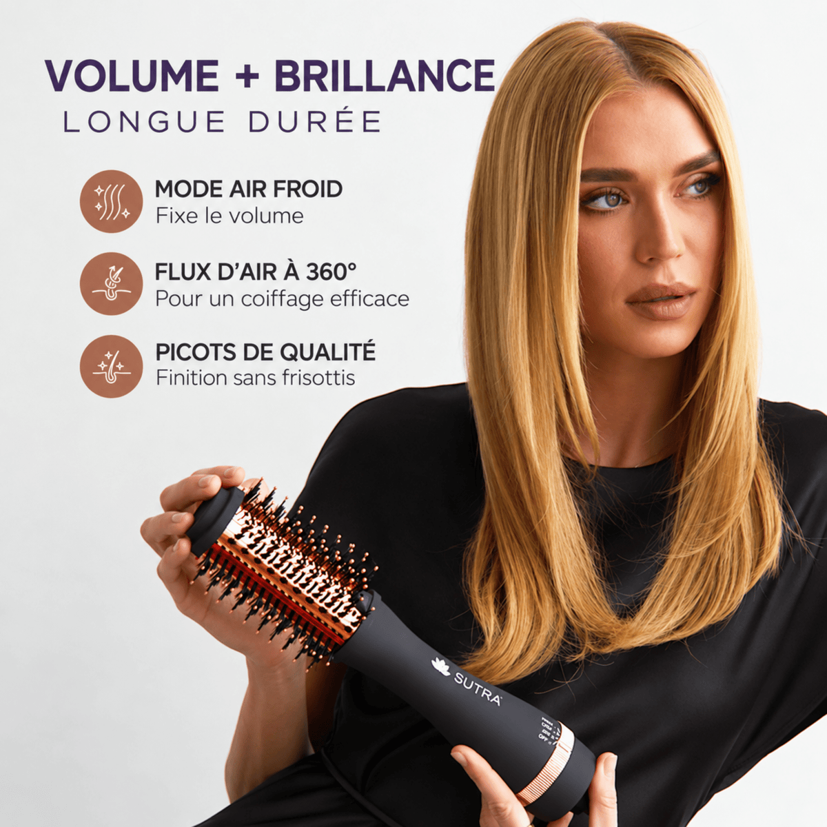 Sutra | Brosse-Séchoir Infrarouge - 53 Karat