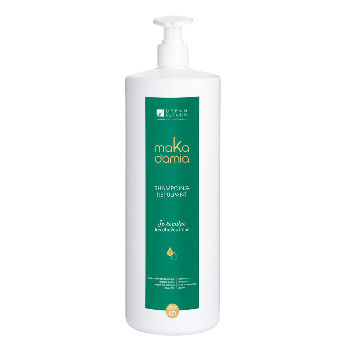 Urban Keratin | maKadamia | Shampoing Repulpant pour Cheveux Fins - 53 Karat