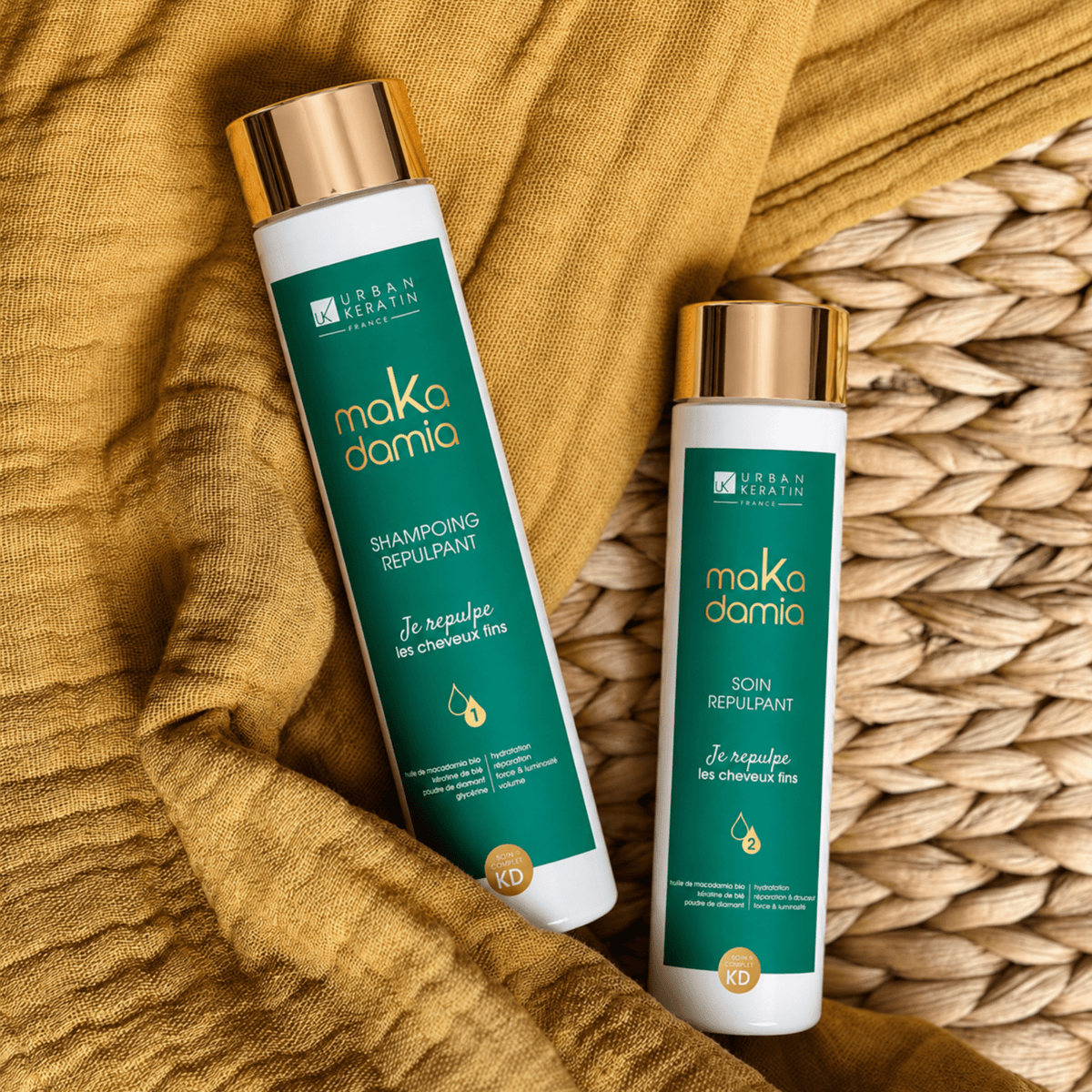 Urban Keratin | maKadamia | Shampoing Repulpant pour Cheveux Fins - 53 Karat
