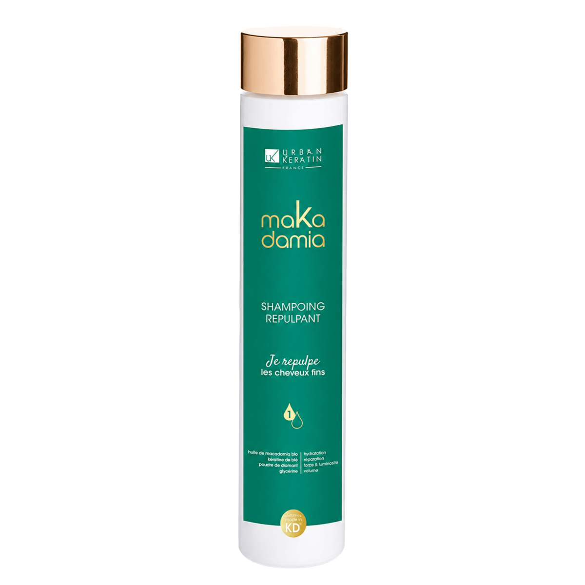 Urban Keratin | maKadamia | Shampoing Repulpant pour Cheveux Fins - 53 Karat