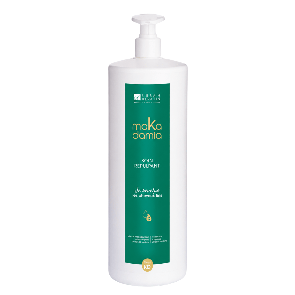 Urban Keratin | maKadamia | Soin Repulpant pour Cheveux Fins - 53 Karat