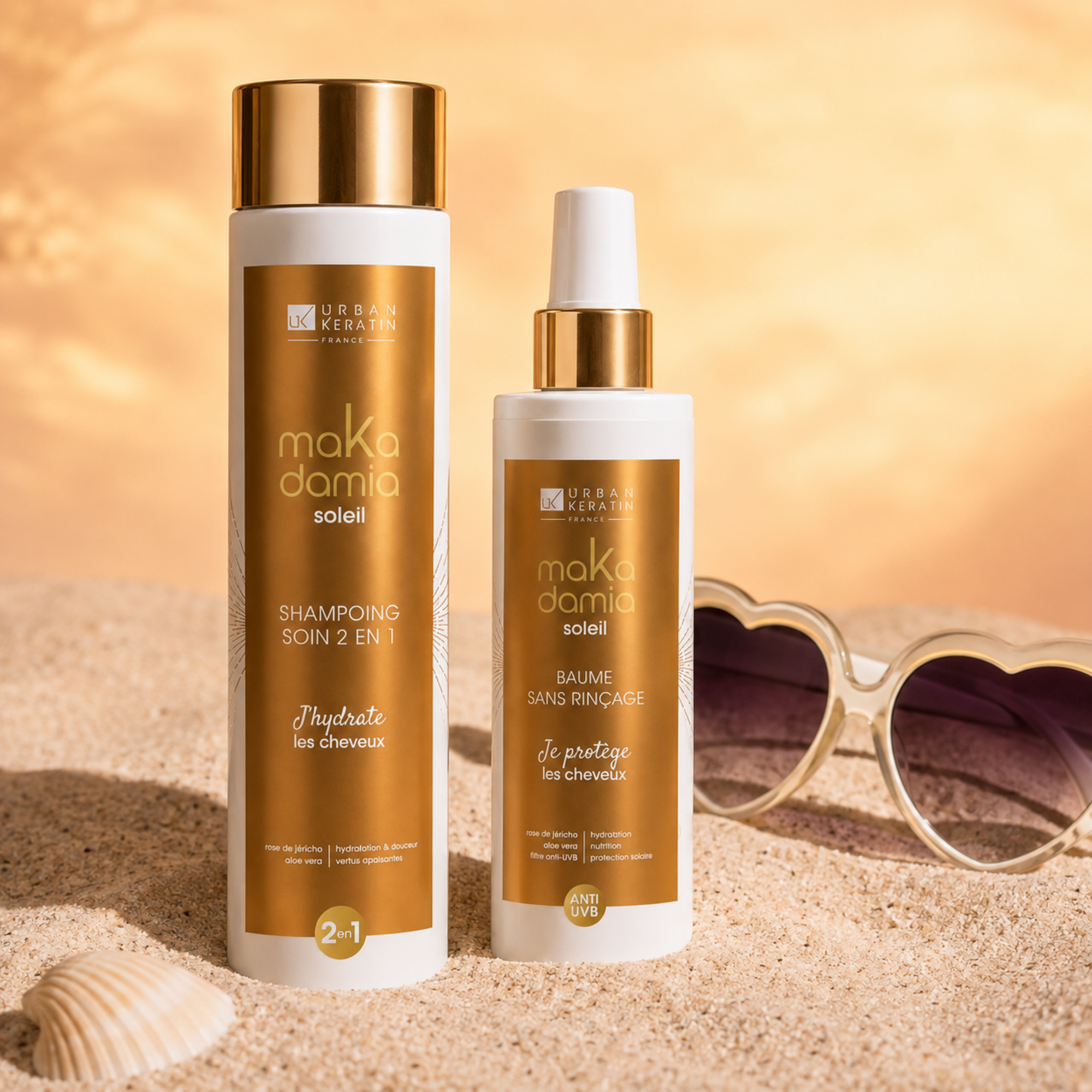 Urban Keratin | maKadamia Soleil | Shampoing 2 en 1
