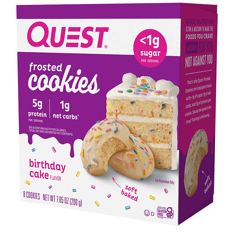 Biscuits Protéinées FROSTED COOKIES - Quest - 53 Karat