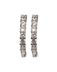 EARRINGS - Hoops adorned with crystals - 53 Karat