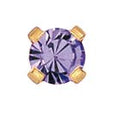 EARRINGS - 3mm stones on Tiffany setting in 14K gold - 53 Karat