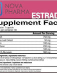 NOVA PHARMA - ESTRADIA Anti-Estrogen Supplement - 53 Karat