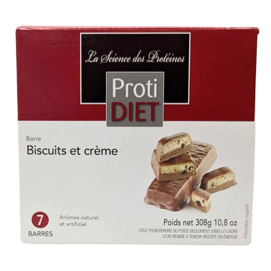 PROTIDIET - Barres protéinées Biscuits et crème - 53 Karat