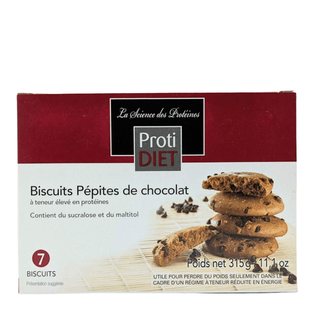 PROTIDIET - Biscuits protéinés aux pépites de chocolat - 53 Karat