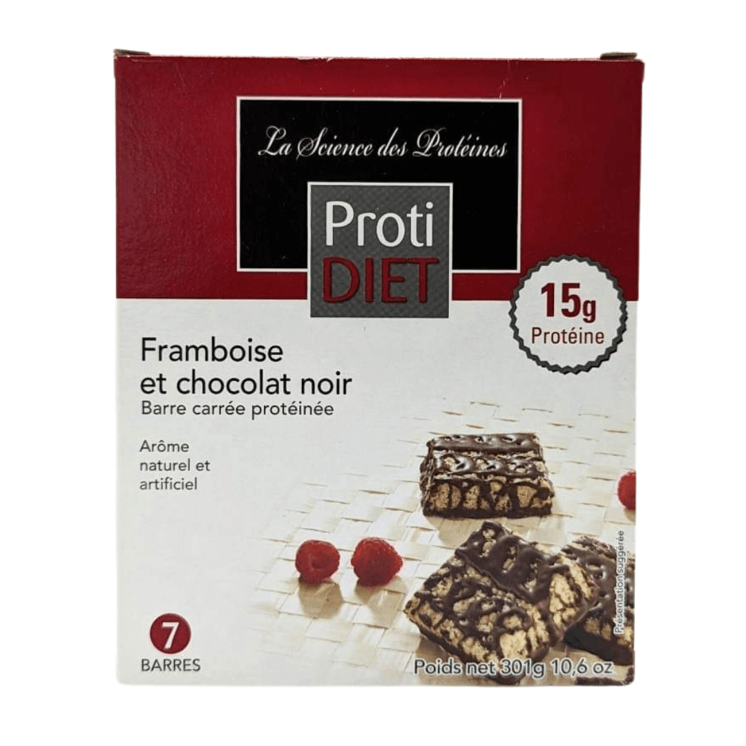 PROTIDIET - Carré protéinées Framboises et chocolat noir - 53 Karat