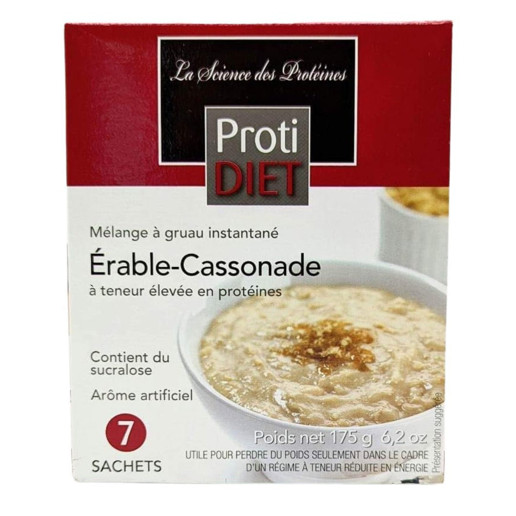 PROTIDIET - Maple and Brown Sugar Instant Protein Oatmeal Mix - 53 Karat