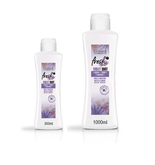 SALERM - Biokera Fresh Shampoing Ultra Violet Shot - 53 Karat