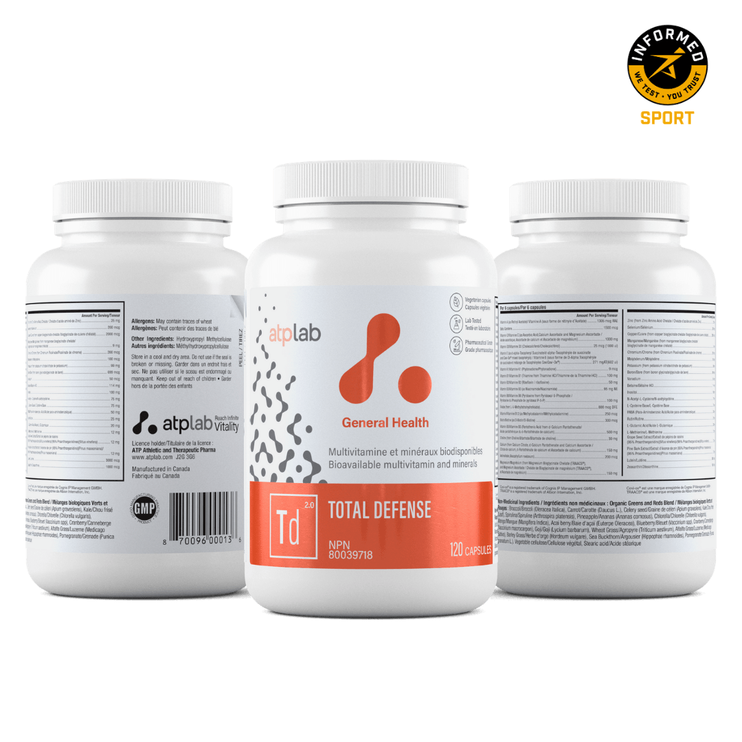 Total Defense super organic vitamins and minerals - ATP LAB - 53 Karat