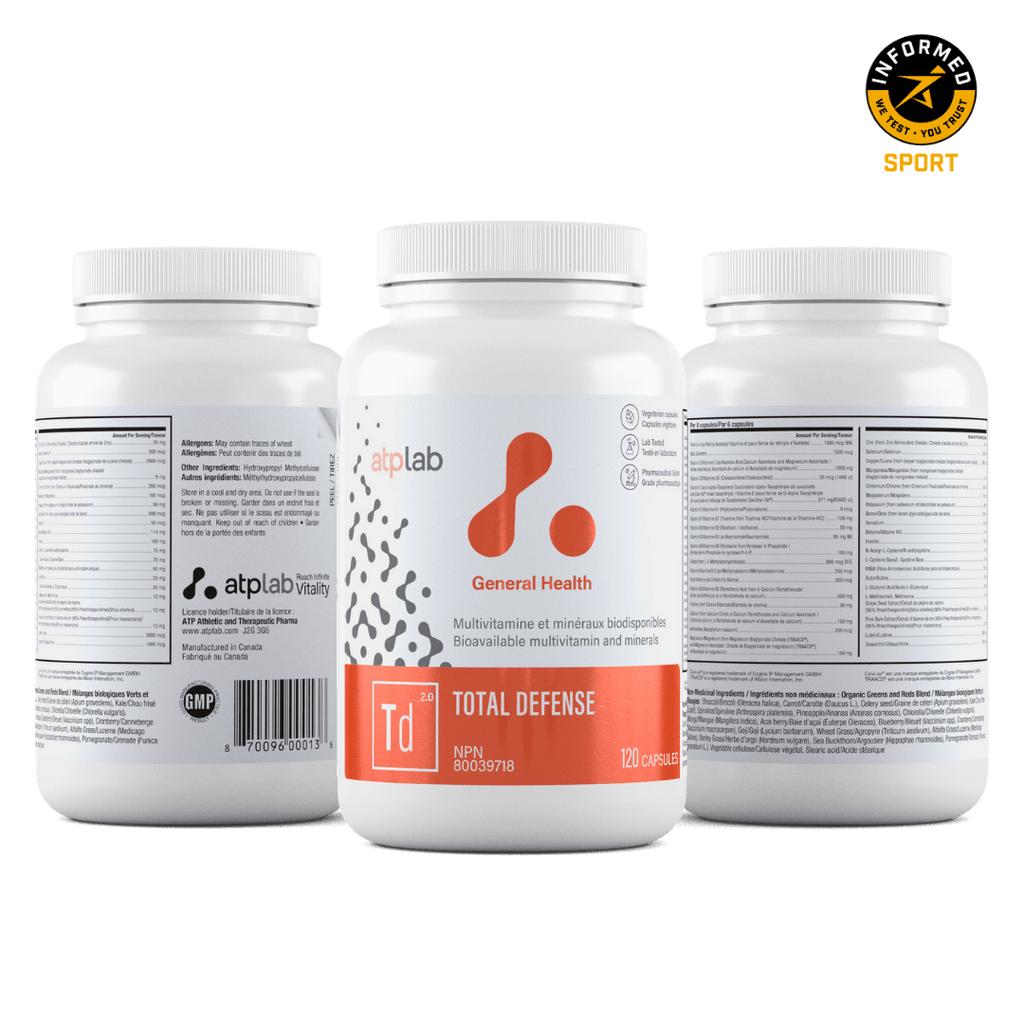Total Defense super organic vitamins and minerals - ATP LAB - 53 Karat
